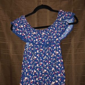 Off The Shoulder Floral Top